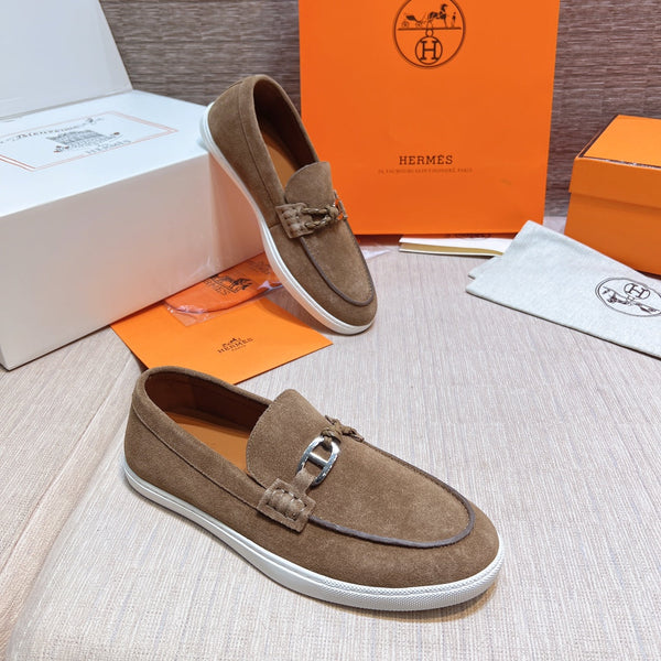 HM Men's Ignacio Loafer Dark Brown Suede 713055