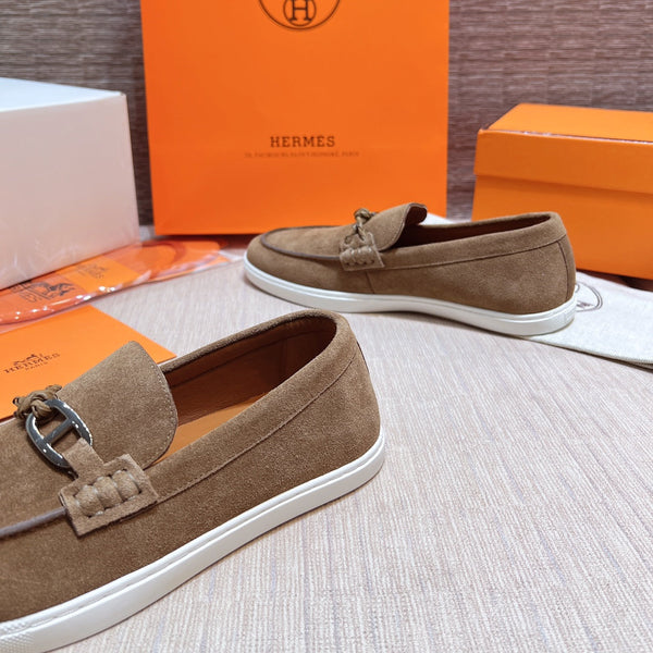 HM Men's Ignacio Loafer Dark Brown Suede 713055