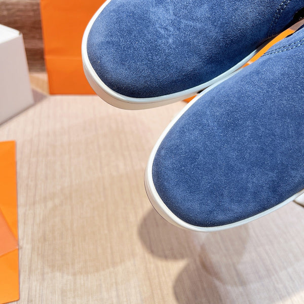HM Men's 25 Lucky Slip-on Blue Suede 713101