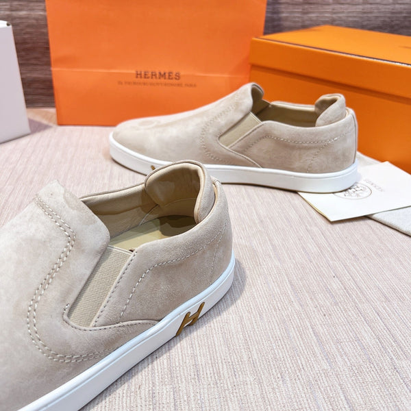HM Men's 25 Lucky Slip-on Beige Suede 713104
