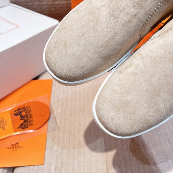 HM Men's 25 Lucky Slip-on Beige Suede 713104