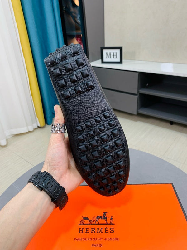 HM IRVING LOAFER BLACK CALFSKIN