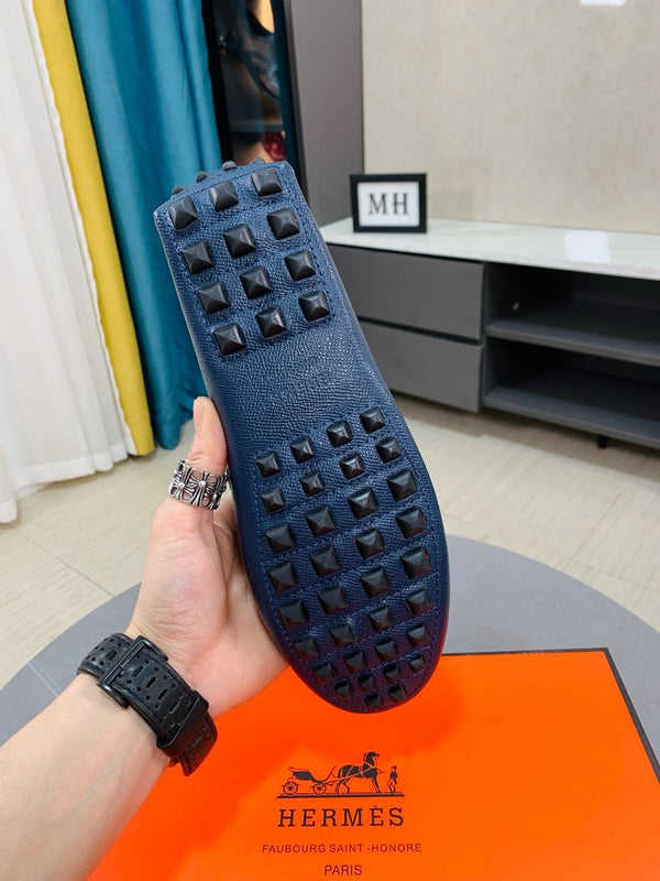 HM IRVING LOAFER NAVY CALFSKIN