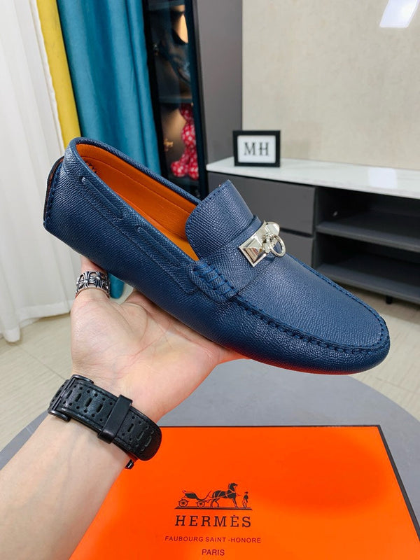 HM IRVING LOAFER NAVY CALFSKIN