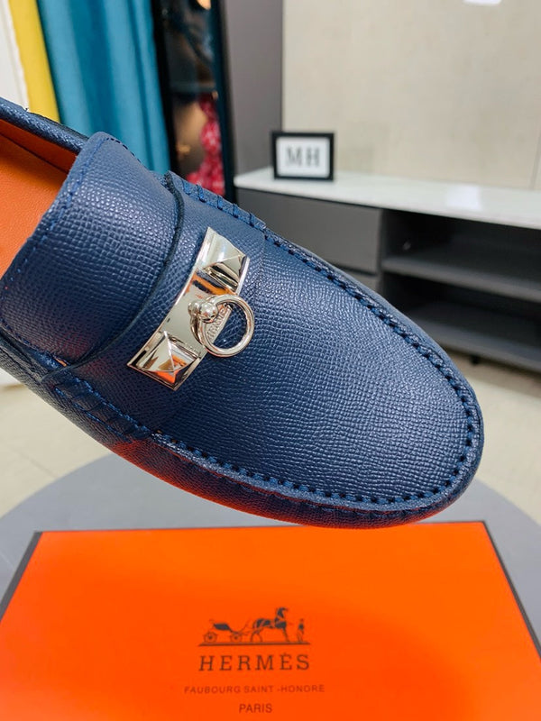 HM IRVING LOAFER NAVY CALFSKIN