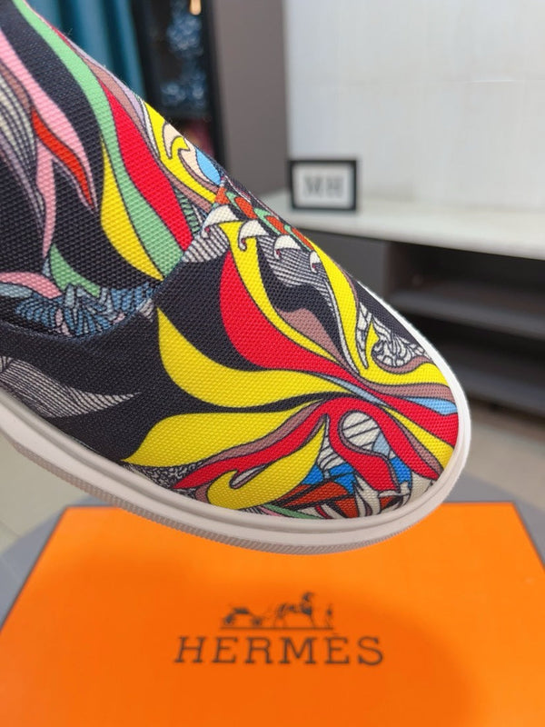 HM LANCE SLIP-ON SNEAKER MULTICOLOR-INDIGO DENIM