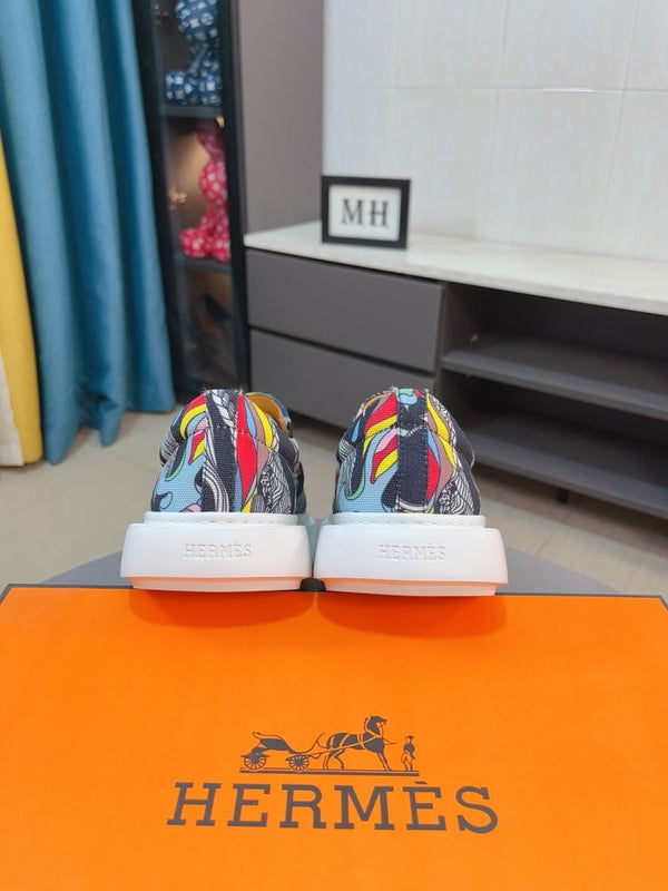 HM LANCE SLIP-ON SNEAKER MULTICOLOR-INDIGO DENIM