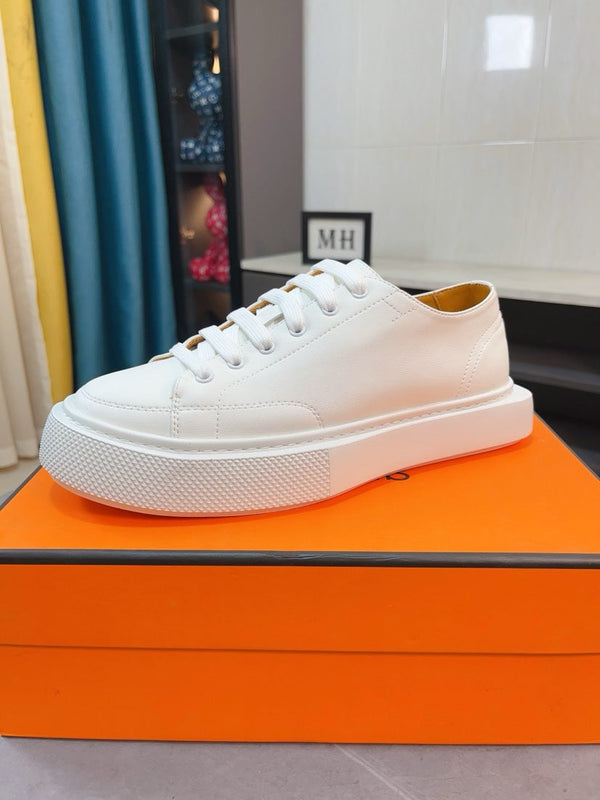 HM IRWIN SNEAKER WHITE CALFSKIN
