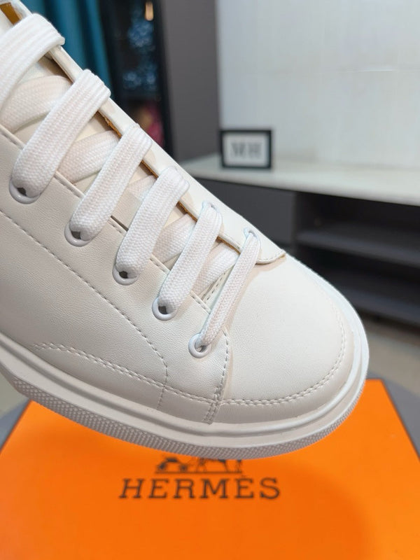 HM IRWIN SNEAKER WHITE CALFSKIN