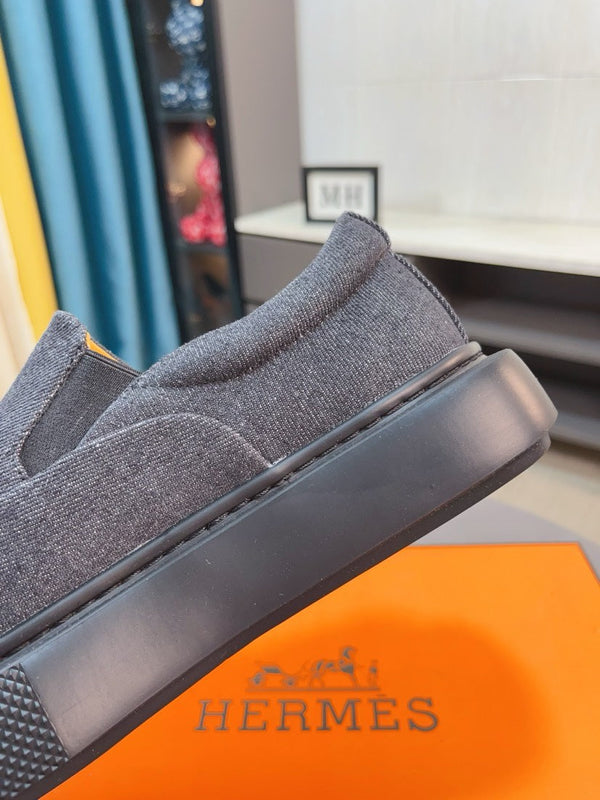 HM LANCE SLIP-ON SNEAKER FOSSIL DENIM