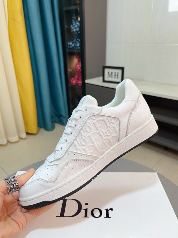 CD B27 LOW-TOP SNEAKER WHITE MONOGRAM CALFSKIN