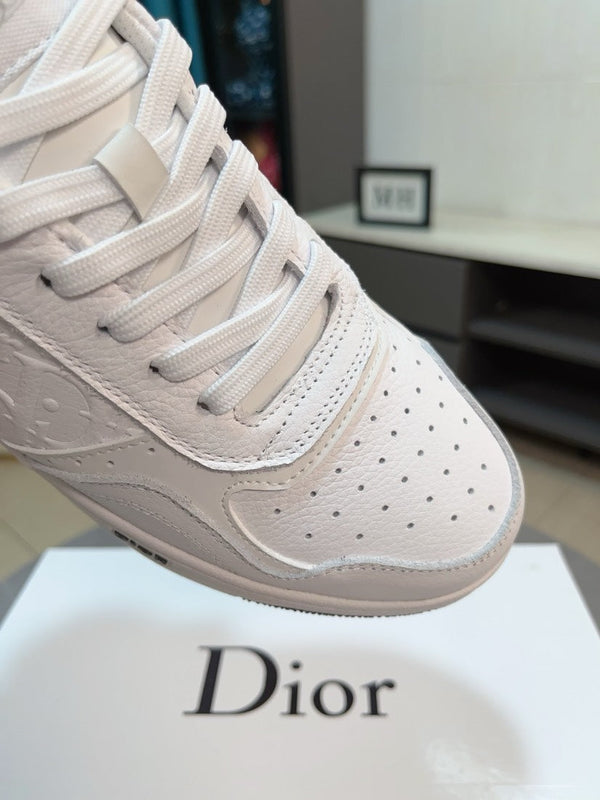 CD B27 LOW-TOP SNEAKER WHITE MONOGRAM CALFSKIN