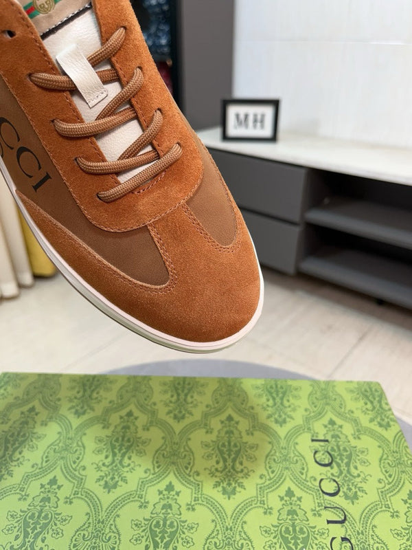 GG Men's Sneaker Brown Suede 478218