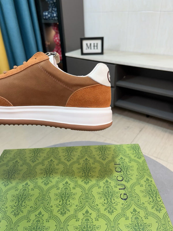 GG Men's Sneaker Brown Suede 478218