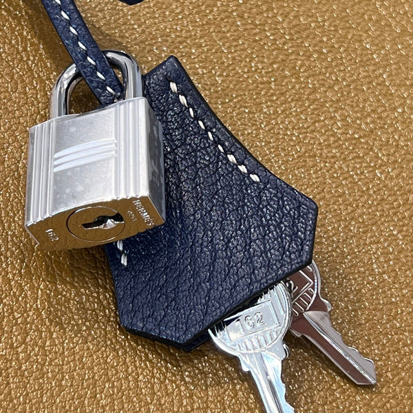 HM Birkin 𝟐𝟓 𝐒𝐰𝐢𝐟𝐭 Purple Brown Cowhide Sliver Hardware (25 day to produce) 270226