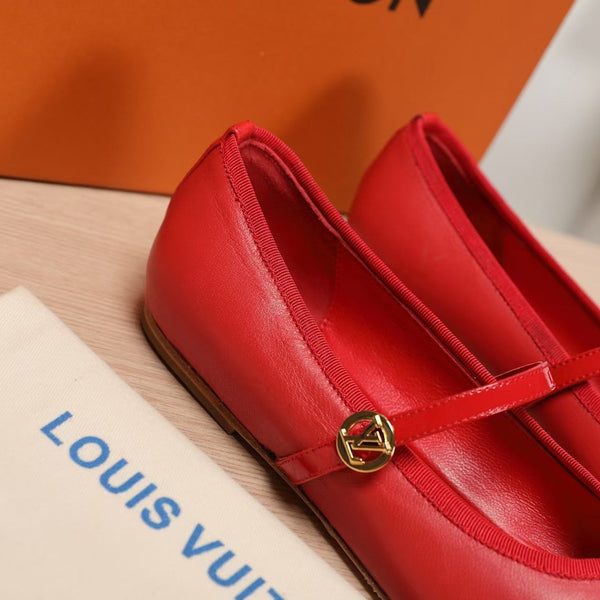 LV 25C Romy Flat Pelle di pecora rossa 218301