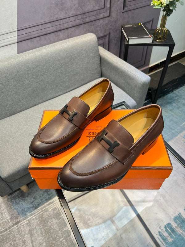 HM PARIS LOAFER BROWN CALFSKIN