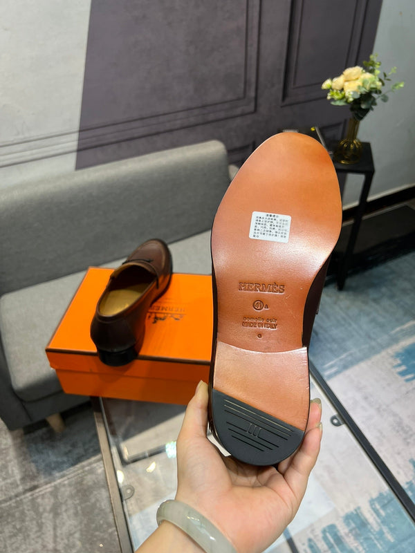 HM PARIS LOAFER BROWN CALFSKIN