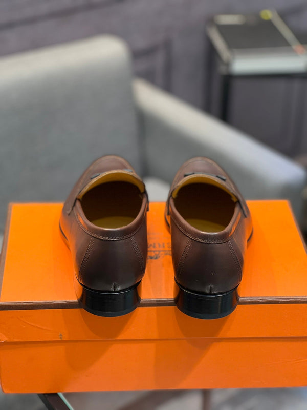 HM PARIS LOAFER BROWN CALFSKIN