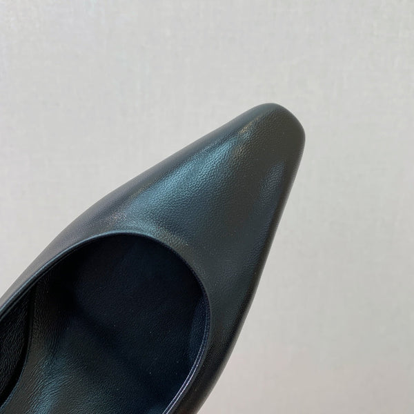 Rebecca Slingbacks 50 Black Calfskin
