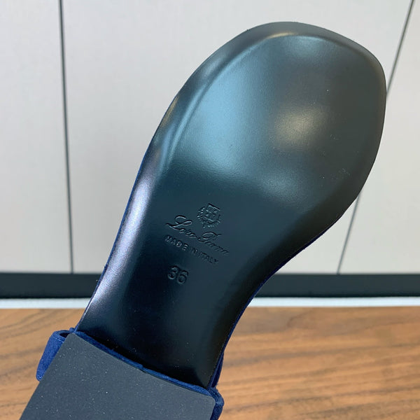 Mindil Sandal Blue Seude