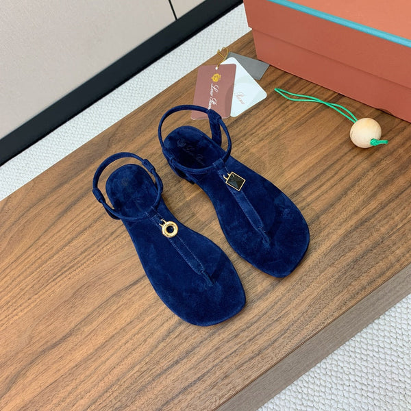 Mindil Sandal Blue Seude