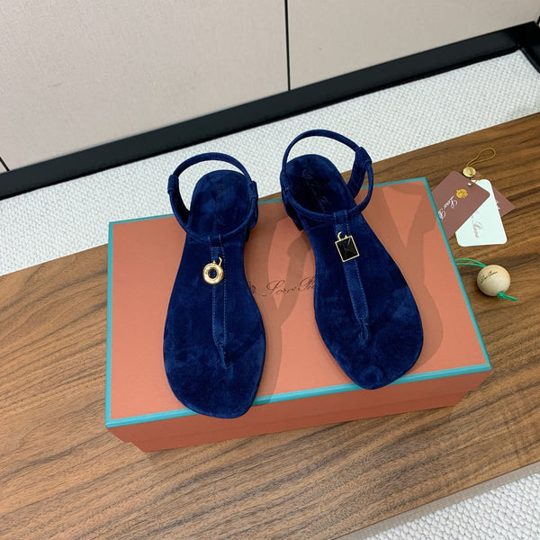 Mindil Sandal Blue Seude