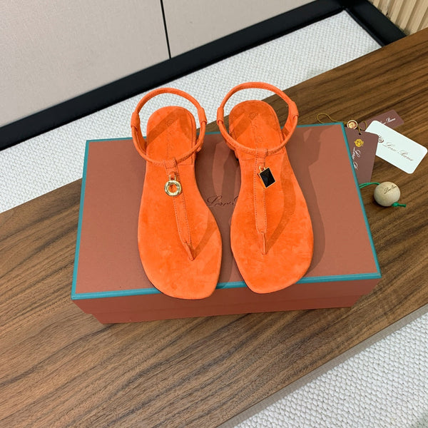 Mindil Sandal Orange Seude