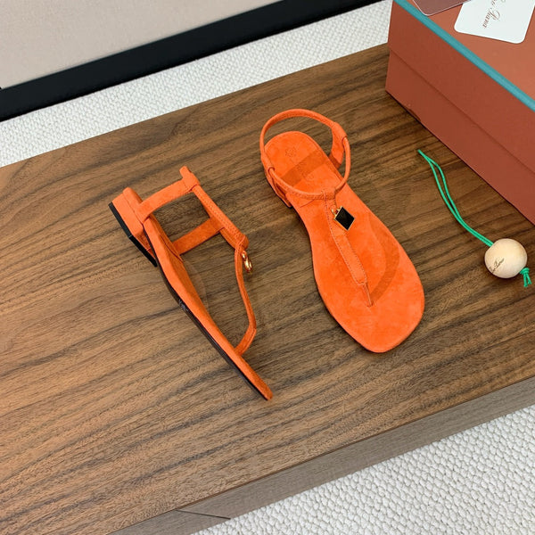 Mindil Sandal Orange Seude
