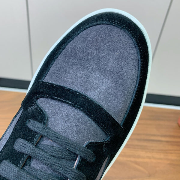 LP NEWPORT WALK SNEAKERS BLACK AND LEAD SUEDE