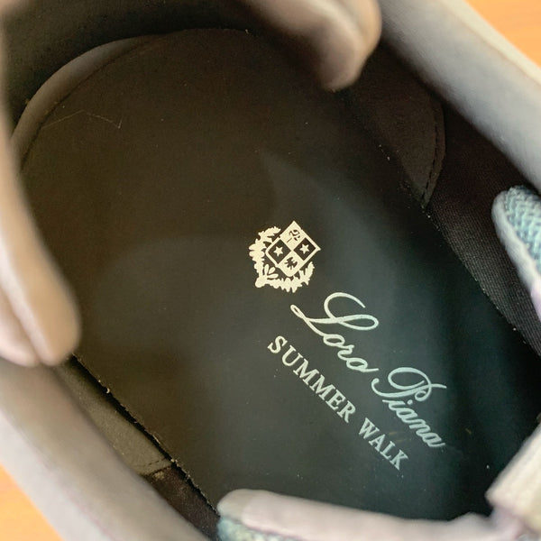 LP Week-End Walk Sneaker In Black Grey Mix Blue Mesh Fabric 984405