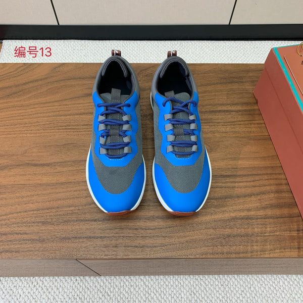 LP Week-End Walk Sneaker In Black Grey Mix Blue Mesh Fabric 984405