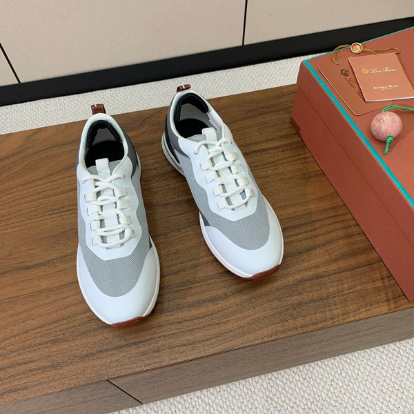 LP Week-End Walk Sneaker In Grey White Mix Black Mesh Fabric 984415