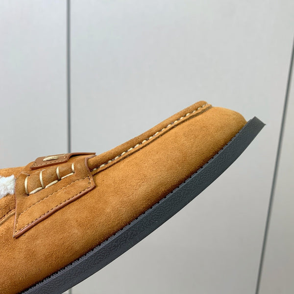 CD Dior Boy Mule Beige Suede Goatskin