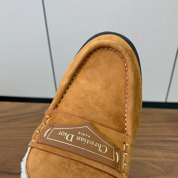 CD Dior Boy Mule Beige Suede Goatskin