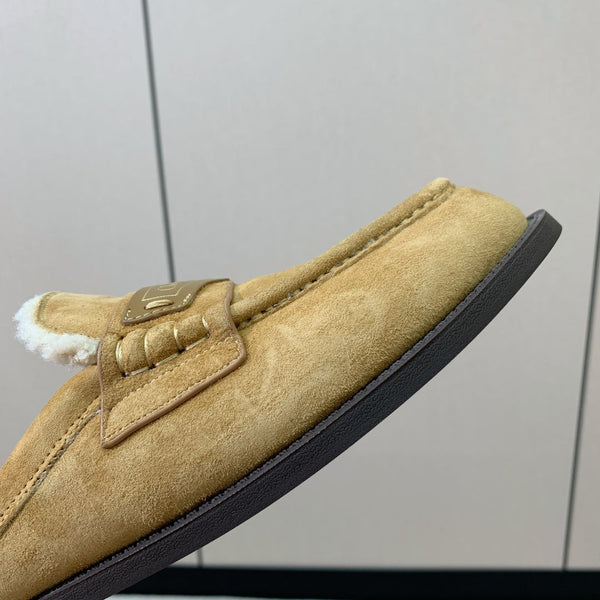 CD Dior Boy Mule Beige Suede Goatskin