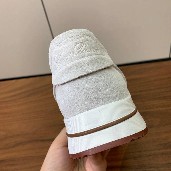 Sneaker LP Week-End Walk in pelle scamosciata bianca 984397