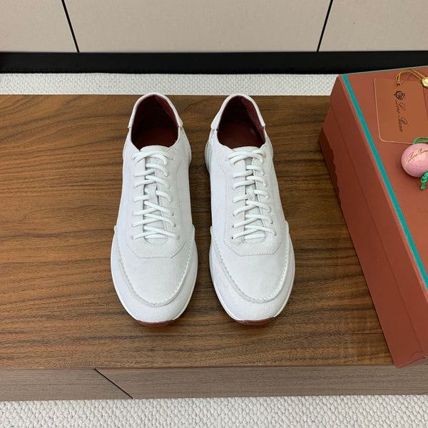 Sneaker LP Week-End Walk in pelle scamosciata bianca 984397