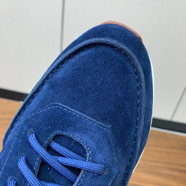 LP Week-End Walk Sneaker In Dark Blue Suede 984400