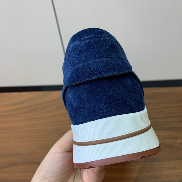 LP Week-End Walk Sneaker In Dark Blue Suede 984400