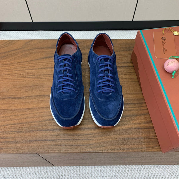 LP Week-End Walk Sneaker In Dark Blue Suede 984400