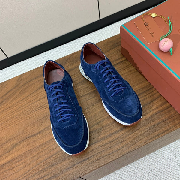 LP Week-End Walk Sneaker In Dark Blue Suede 984400