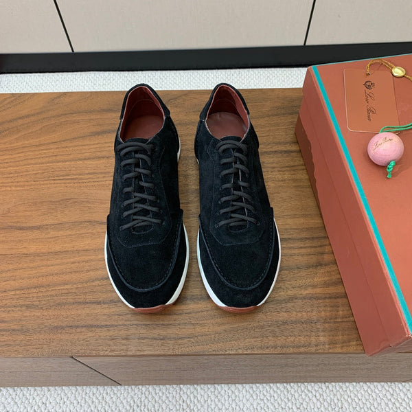 Sneaker LP Week-End Walk in pelle scamosciata nera 984401