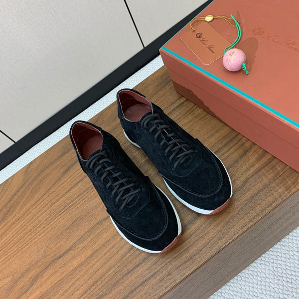 Sneaker LP Week-End Walk in pelle scamosciata nera 984401