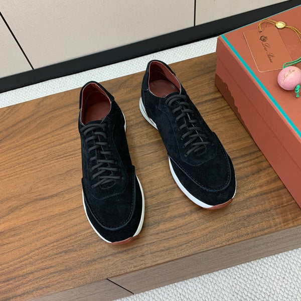 Sneaker LP Week-End Walk in pelle scamosciata nera 984401