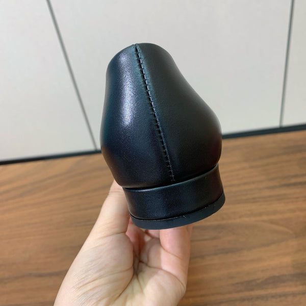 LP Rebecca Ballet Flats In Black Mix Silver Cowhide 984359