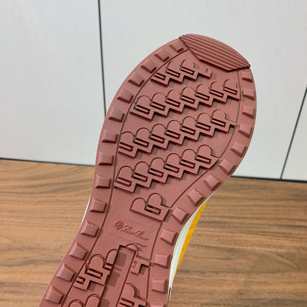 LP Week-end Walk Sneakers In Yellow Mix Dark Yellow Denim With Wool Fleece Lining 984278