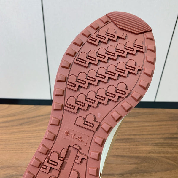 LP Week End Walk Sneaker In Dark Beige Mix Camel Denim Fabric And Sudede 984393