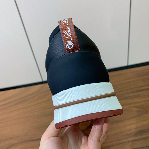 LP Week-End Walk Sneaker In Black Mesh Fabric 984417