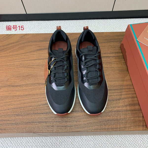 LP Week-End Walk Sneaker In Black Mesh Fabric 984417